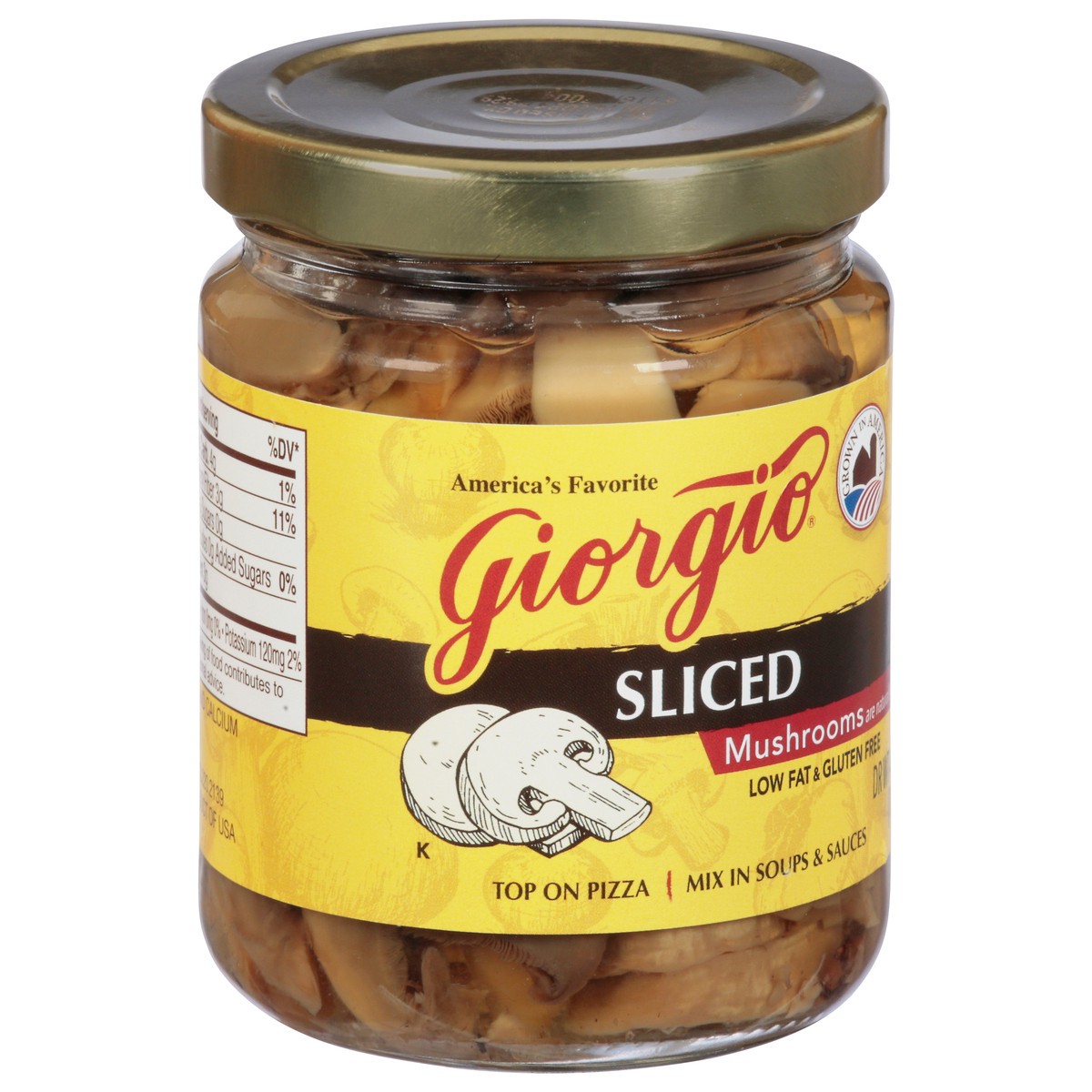 slide 12 of 14, Giorgio Sliced Mushrooms 4.5 oz, 4.5 oz