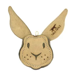 Rabbit Natural Leather & Wool Toy