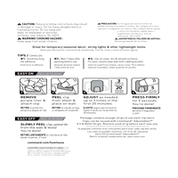 slide 3 of 25, Command Adjustables Repositionable Clips, 6 ct; 1/2 lb