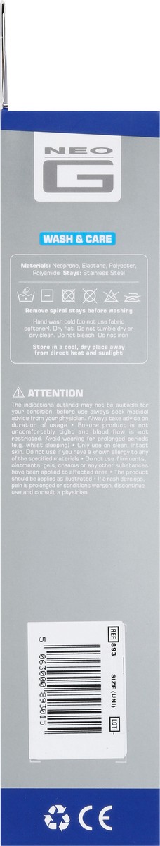 slide 9 of 9, Neo G Stabilized Open Knee Support Universal Size 1 ea, 1 ct