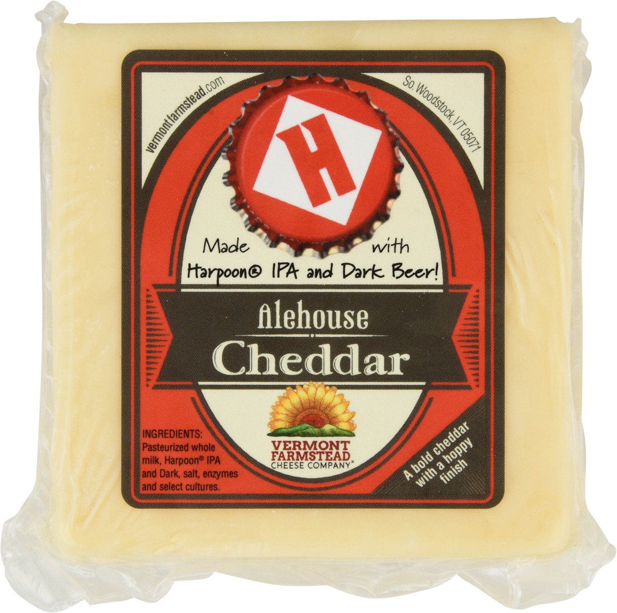 slide 15 of 15, Vermont Farmstead Alehouse Cheddar 7 oz, 7 oz