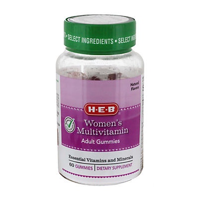 slide 1 of 1, H-E-B Select Ingredients Women's Multivitamin Gummy, 60 ct