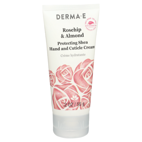 slide 1 of 1, Derma E Travel Size Rosehip & Almond Hand Cream, 2 oz