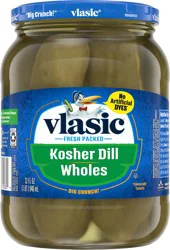 Vlasic Kosher Dill Wholes Pickles 32 fl oz