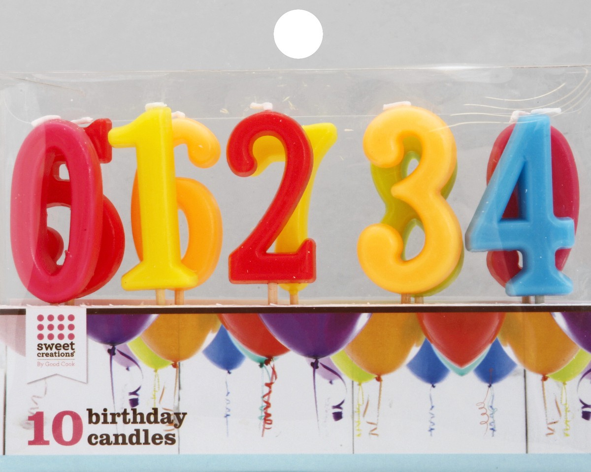 slide 5 of 5, Good Cook Birthday Candles 10 ea, 10 ct