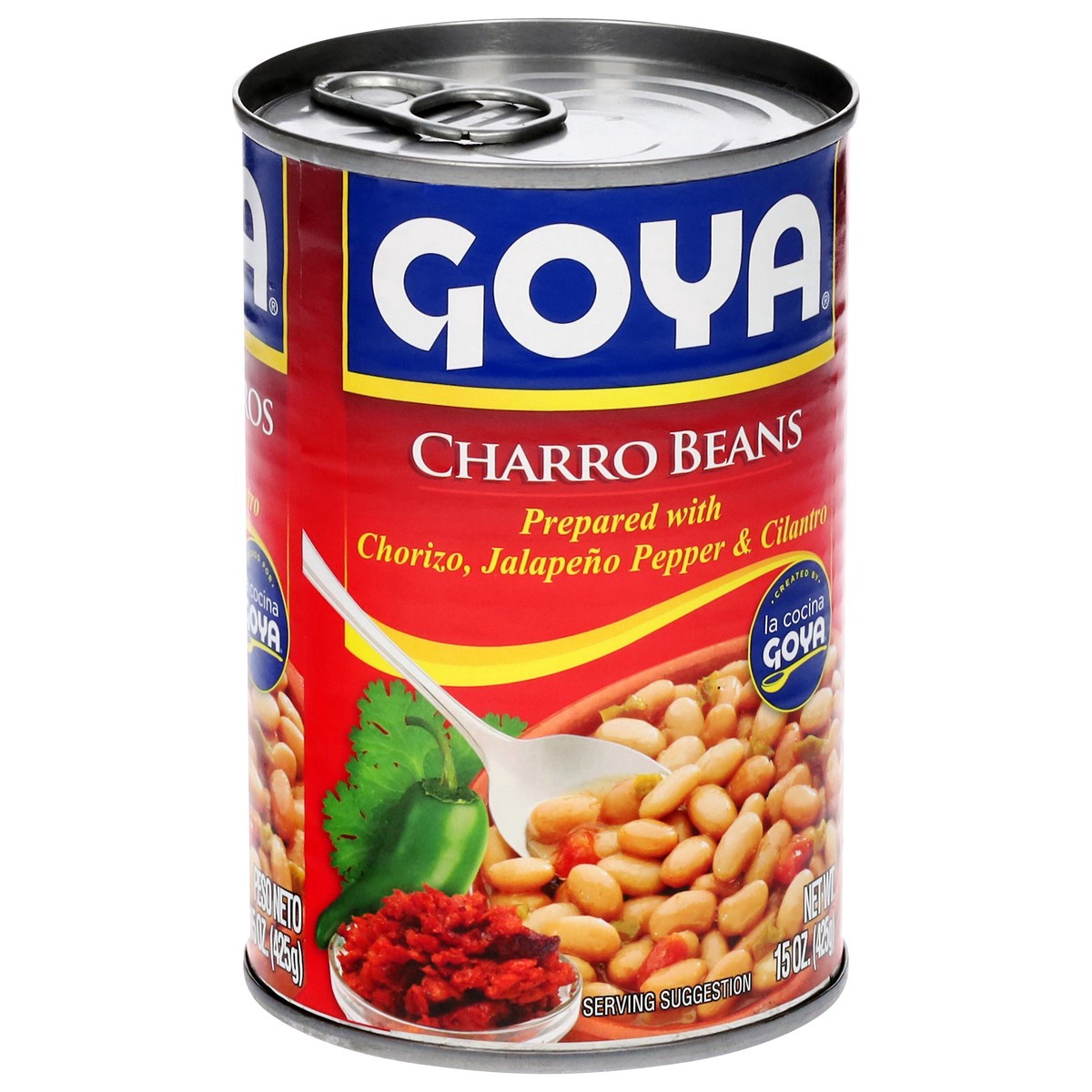 slide 10 of 12, Goya Charro Beans 15 oz, 15 oz