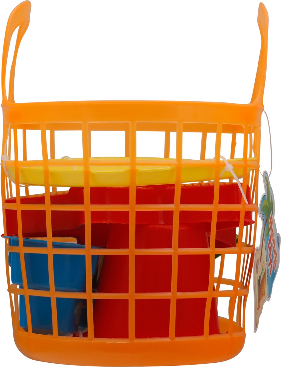 slide 4 of 8, Amloid Beach Toys Basket, 6 ct