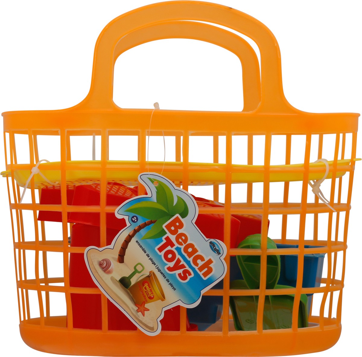 slide 6 of 8, Amloid Beach Toys Basket, 6 ct