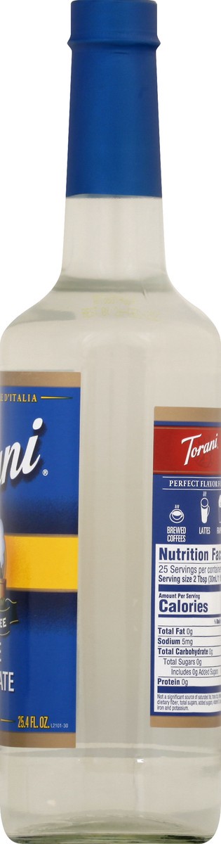 slide 4 of 13, Torani Sugar Free White Chocolate Syrup - 750 ml, 750 ml