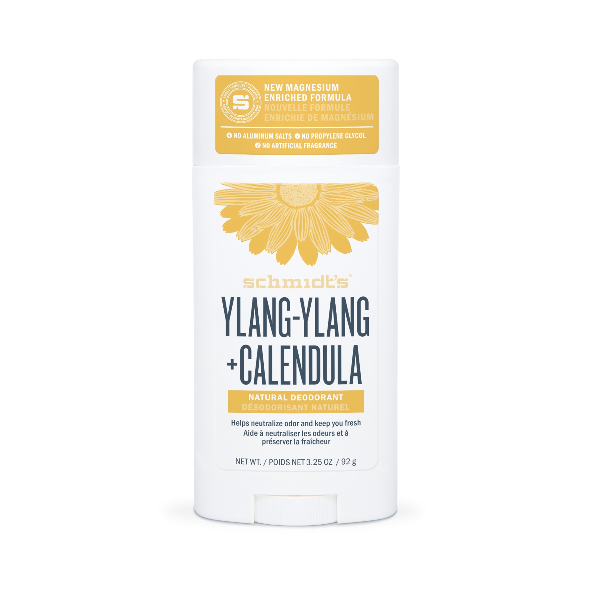 slide 1 of 1, Schmidt's Natural Deodorant Ylangylang & Calendula, 3.25 oz