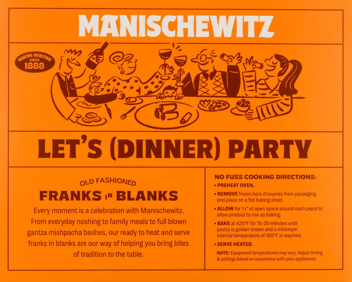 slide 5 of 12, Manischewitz Mini Beef Frnk In Blnks, 12 ct; 6 oz