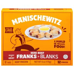 Manischewitz Mini Beef Frnk In Blnks