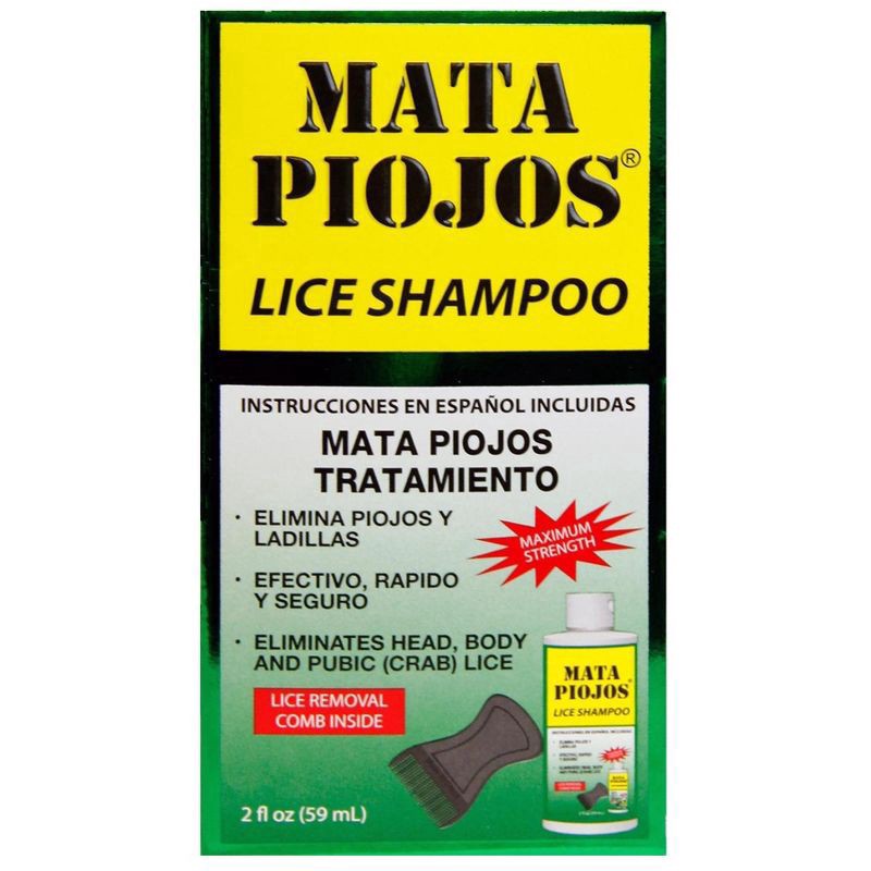 slide 1 of 3, Mata Piojos Medicated Shampoo - 2 fl oz, 2 fl oz