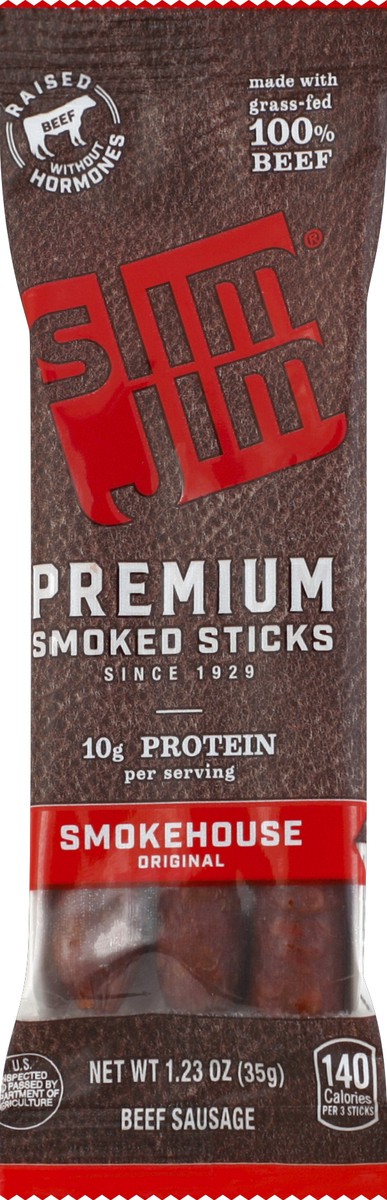 slide 5 of 5, Slim Jim Premium Smokehouse Original Smoked Meat Stick, 1.23 Oz., 1.23 oz