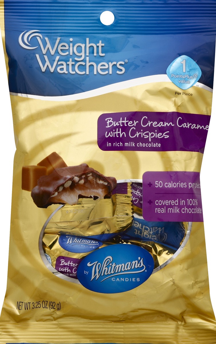 slide 3 of 3, Weight Watchers Whitmans Candies Butter Cream Caramel With Crispies, 3.3 oz