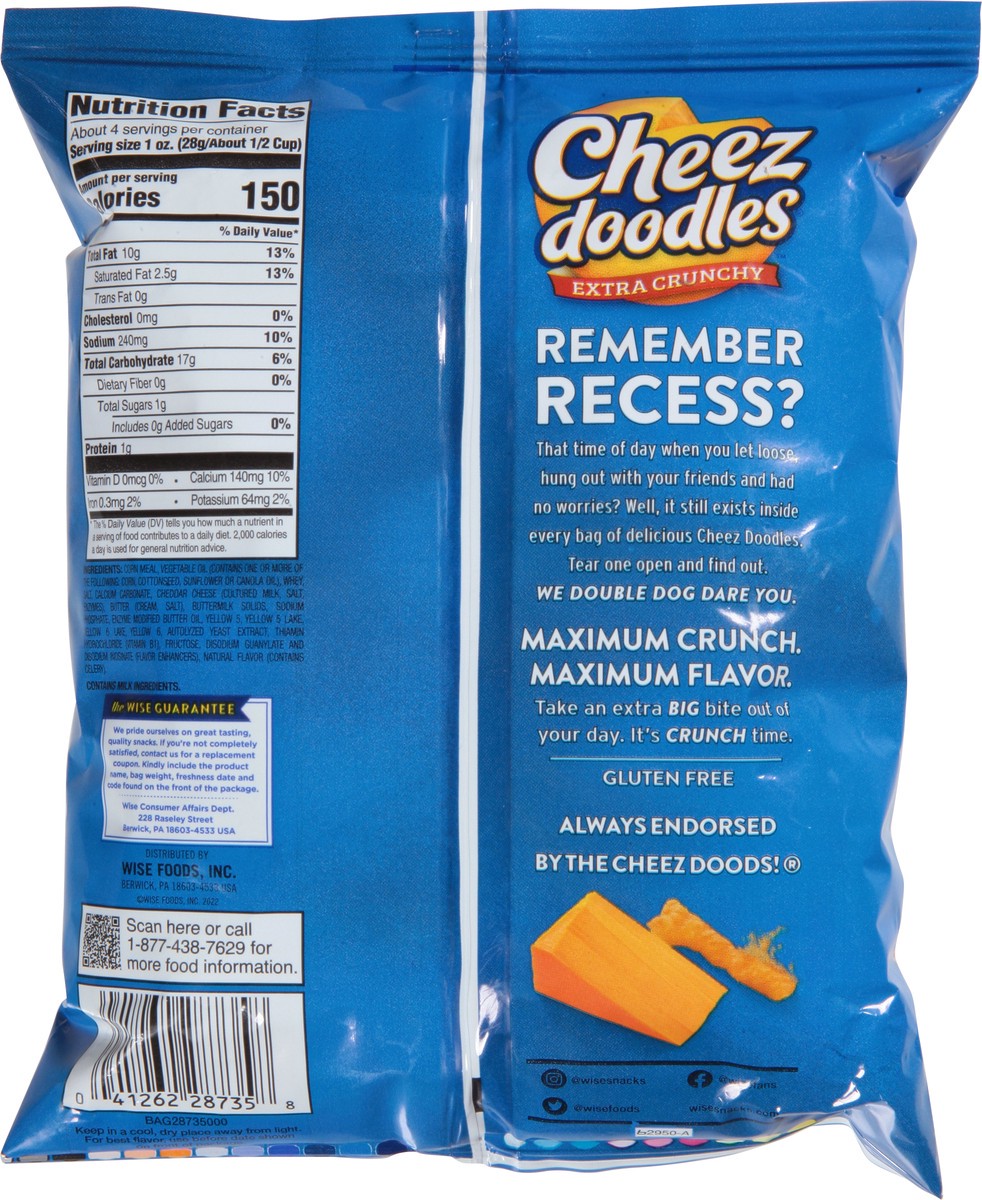 slide 7 of 9, Cheez Doodles Extra Crunchy Cheddar Corn Snacks 3.75 oz, 3.75 oz
