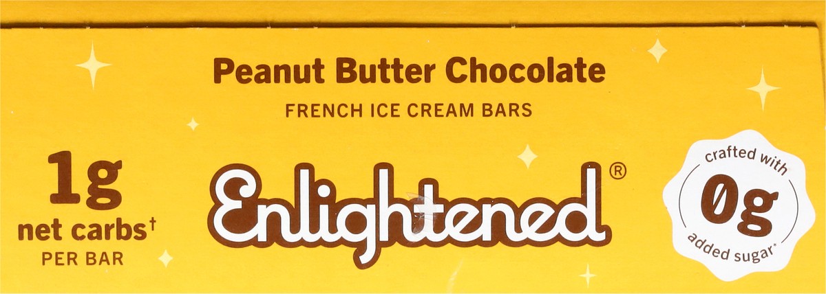 slide 9 of 14, Enlightened French Peanut Butter Chocolate Ice Cream Bars 4 - 2.75 fl oz Bars, 4 ct