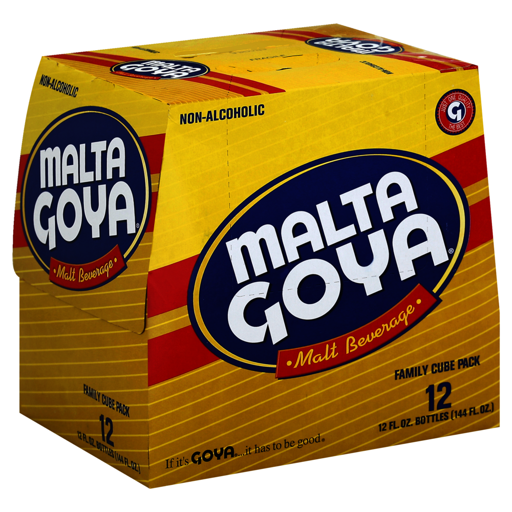 slide 1 of 1, Goya Soda Malta - 12 ct; 12 fl oz, 12 ct; 12 fl oz