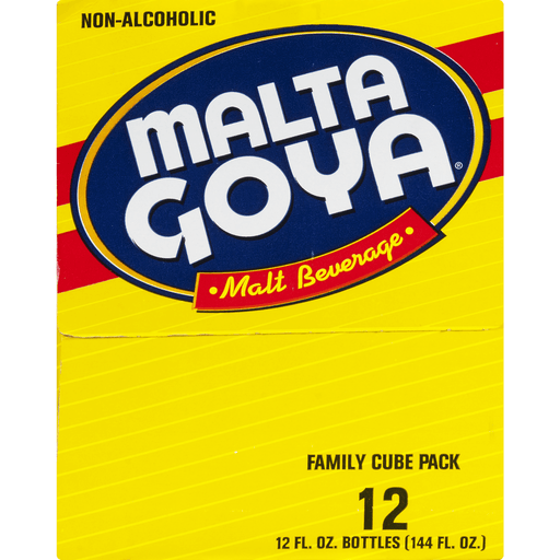 slide 9 of 9, Goya Soda Malta - 12 ct; 12 fl oz, 12 ct; 12 fl oz
