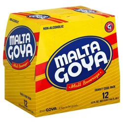 Goya Soda Malta - 12 ct; 12 fl oz