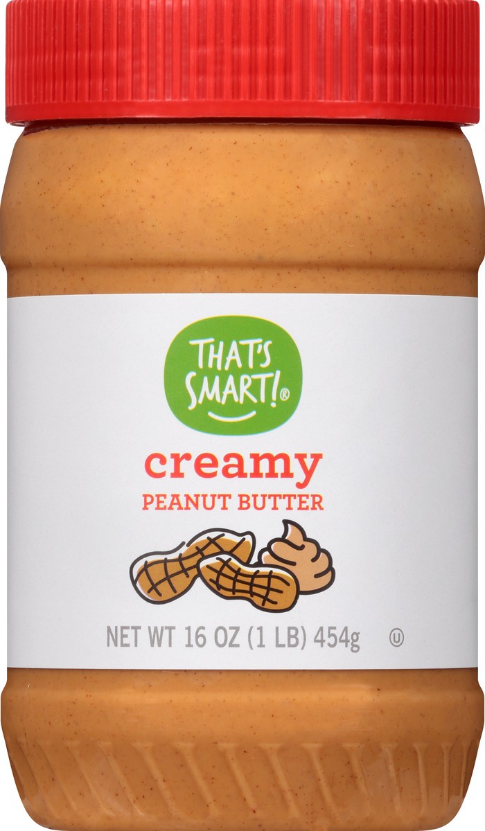 slide 8 of 13, That's Smart! Creamy Peanut Butter 16 oz, 16 oz