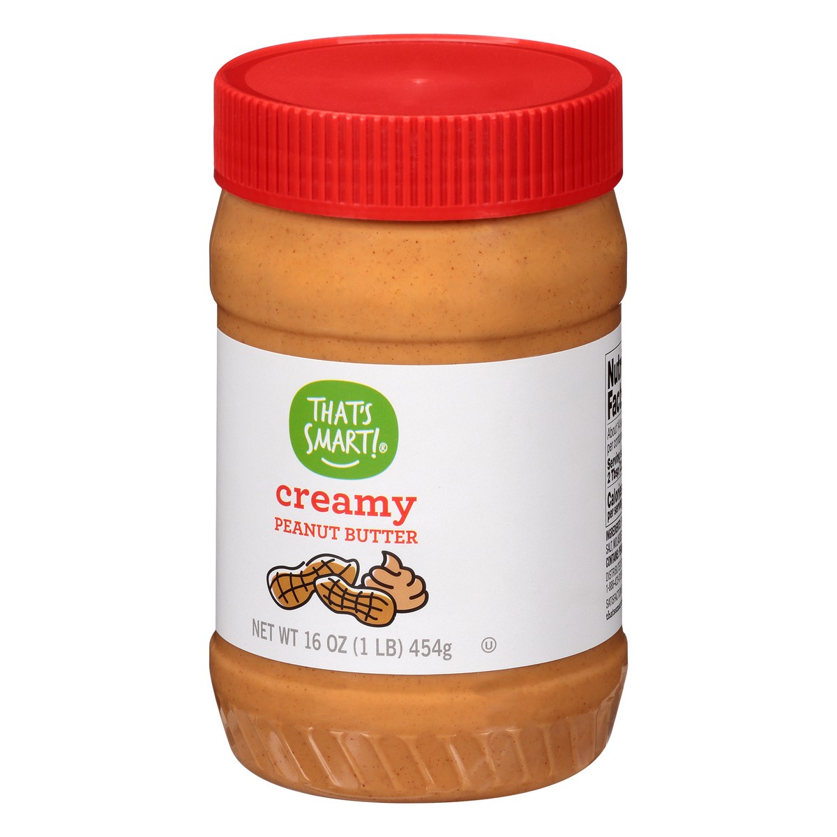 slide 5 of 13, That's Smart! Creamy Peanut Butter 16 oz, 16 oz