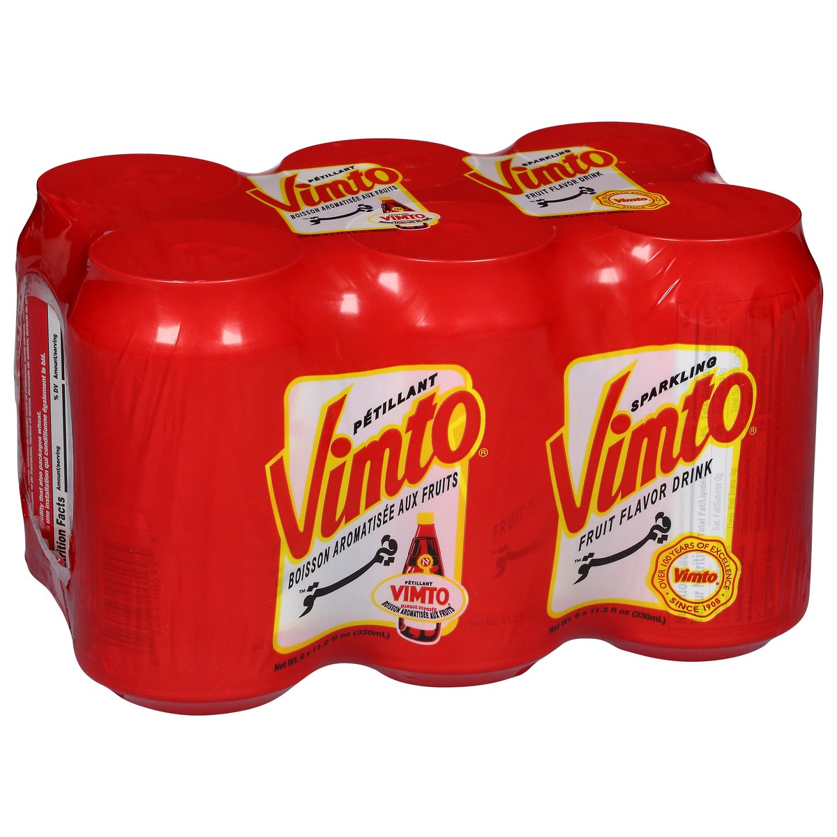 slide 4 of 13, Vimto Sparkling Fruit Flavor Drink - 6 ct, 67.2