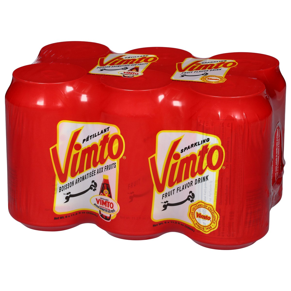 slide 6 of 13, Vimto Sparkling Fruit Flavor Drink - 6 ct, 67.2