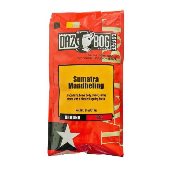 slide 1 of 4, Dazbog Coffee Dazbog Sumatra Mandheling Dark Roast Ground Coffee- 11 oz, 11 oz