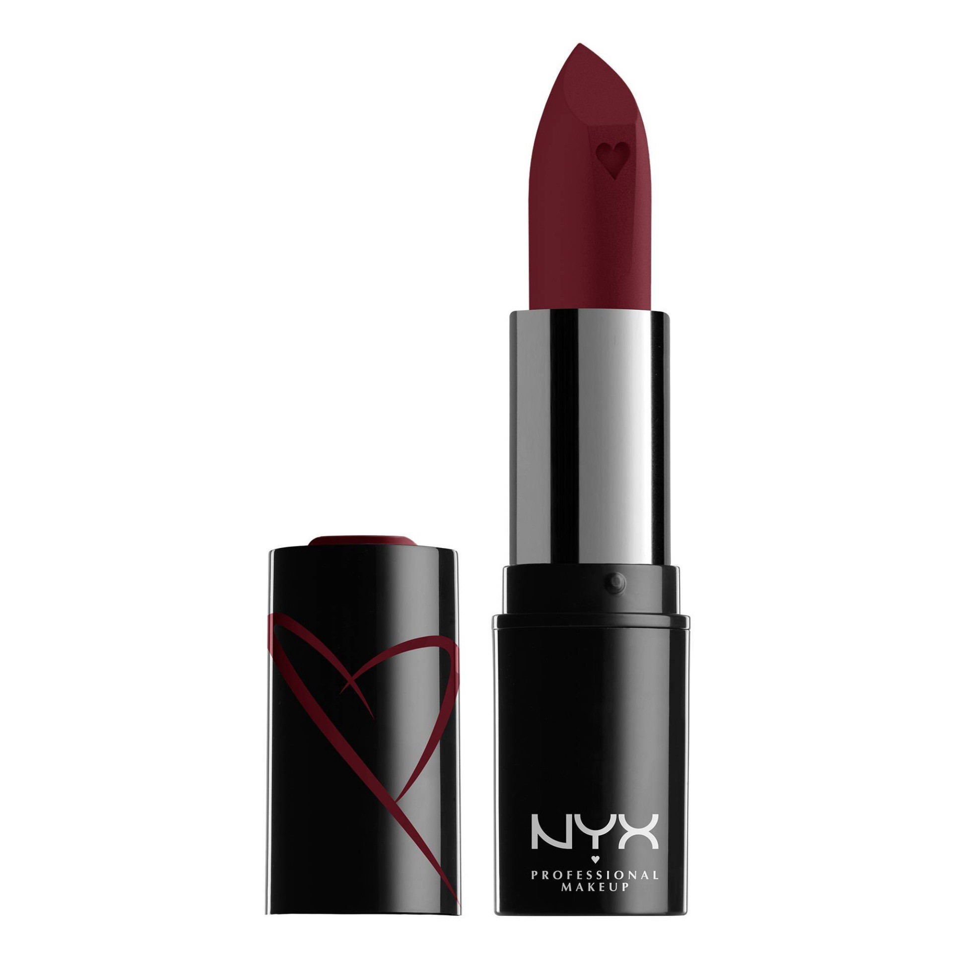 slide 1 of 4, NYX Professional Makeup Shout Loud Satin Lipstick Opinionated - 0.12oz, 1.28 oz