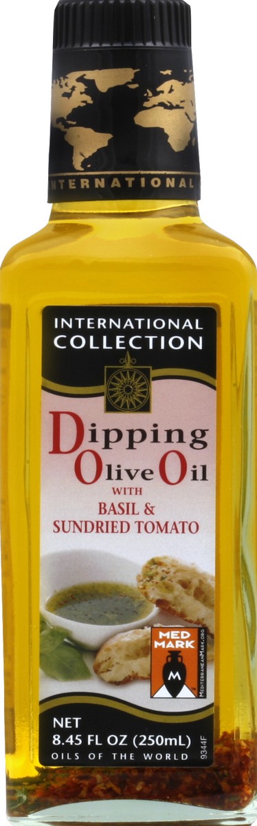 slide 3 of 6, International Collection Dipping Olive Oil With Basil And Sundried Tomato, 8.45 oz