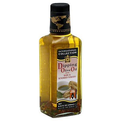 slide 1 of 6, International Collection Dipping Olive Oil With Basil And Sundried Tomato, 8.45 oz