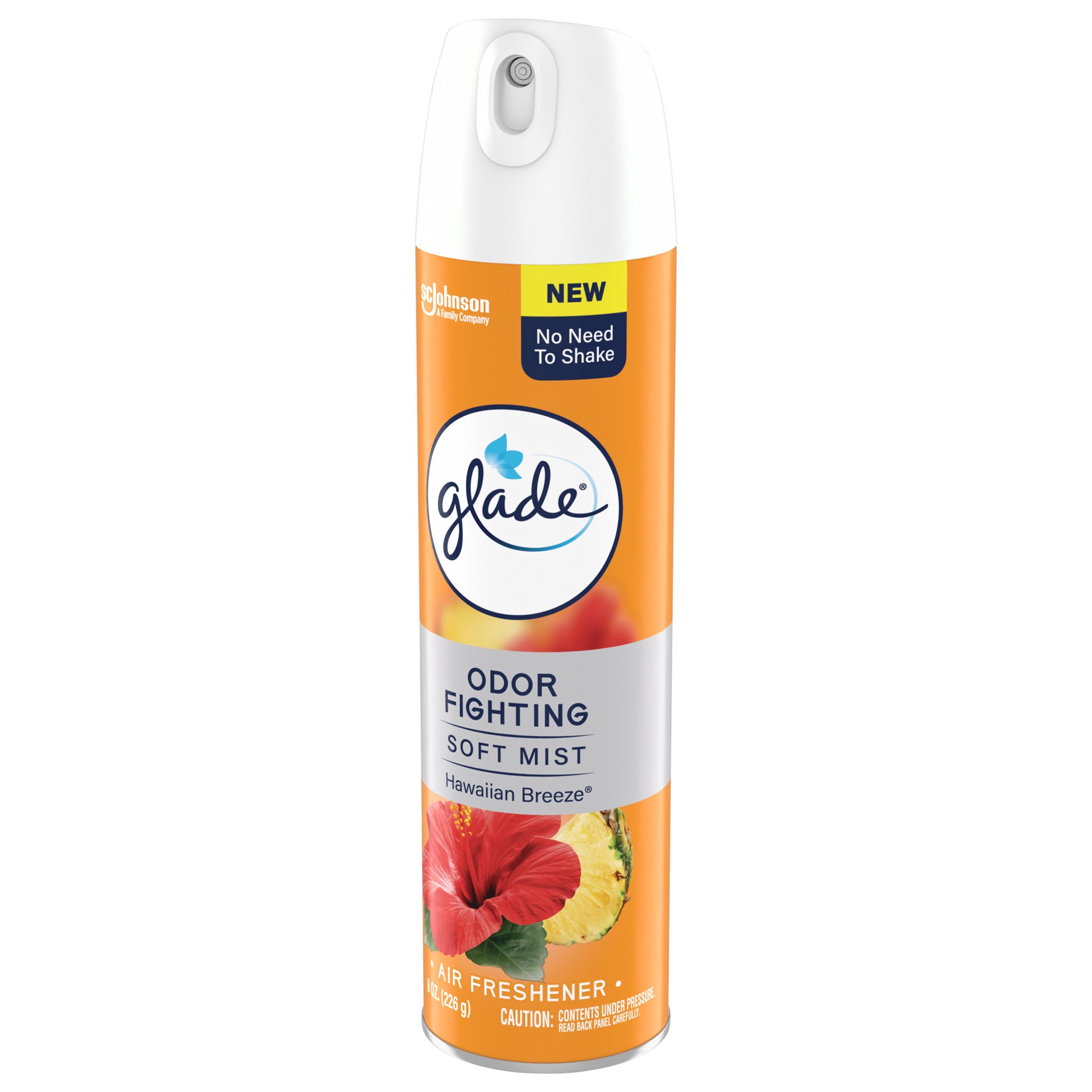 slide 3 of 5, Glade Odor Fighting Soft Mist Air Freshener Room Spray, Hawaiian Breeze , 8.0oz, 1pk, 8 oz
