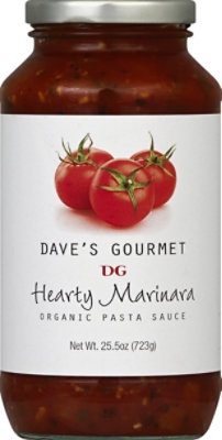 slide 1 of 1, Daves Org Marinara, 1 ct