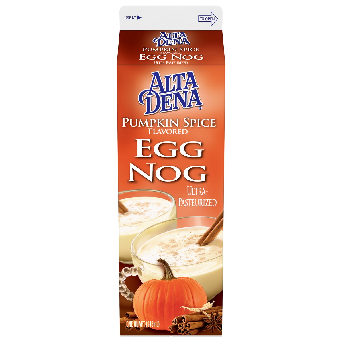 slide 2 of 4, Alta Dena Pumpkin Spice Egg Nog - 32 oz, 32 oz