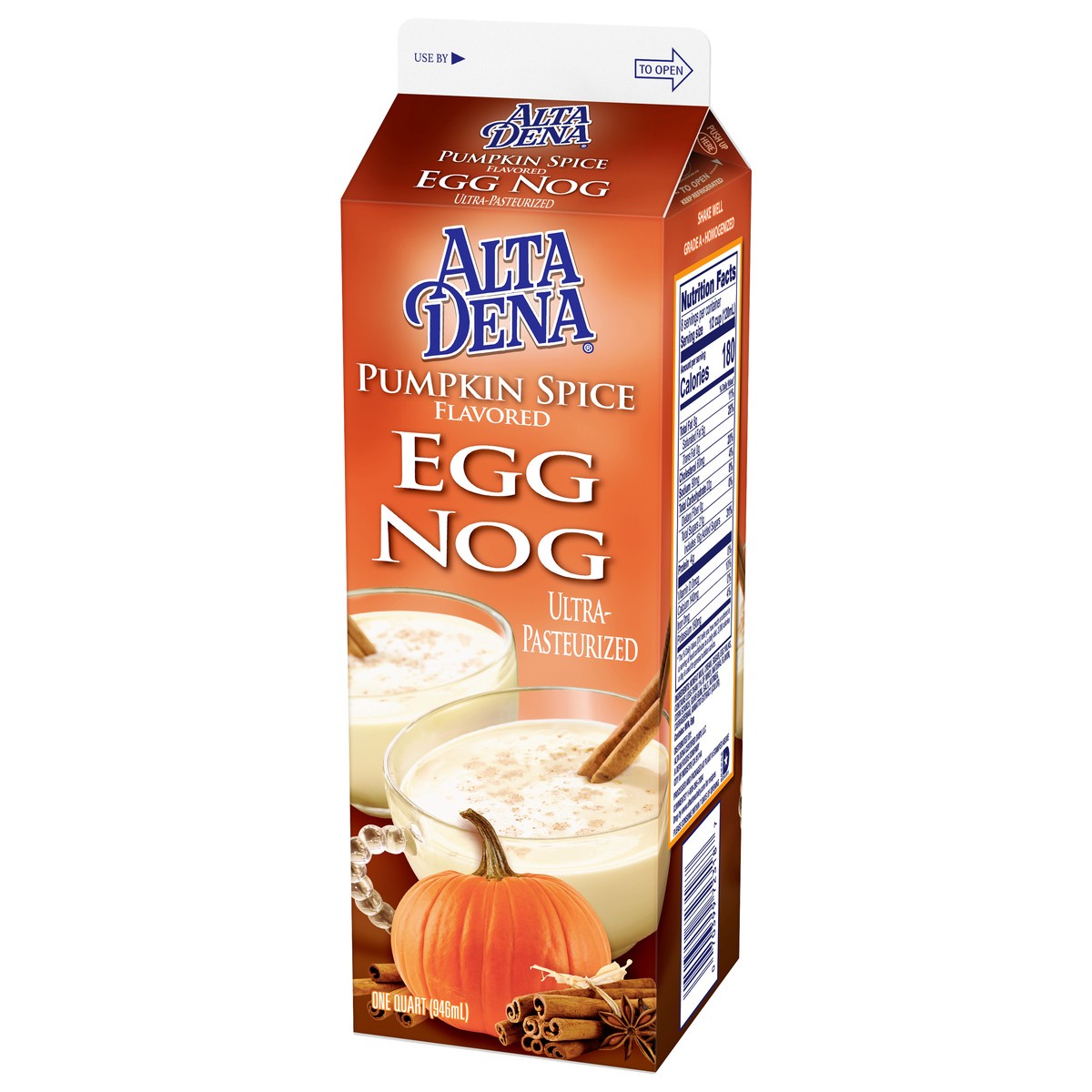 slide 3 of 4, Alta Dena Pumpkin Spice Egg Nog - 32 oz, 32 oz