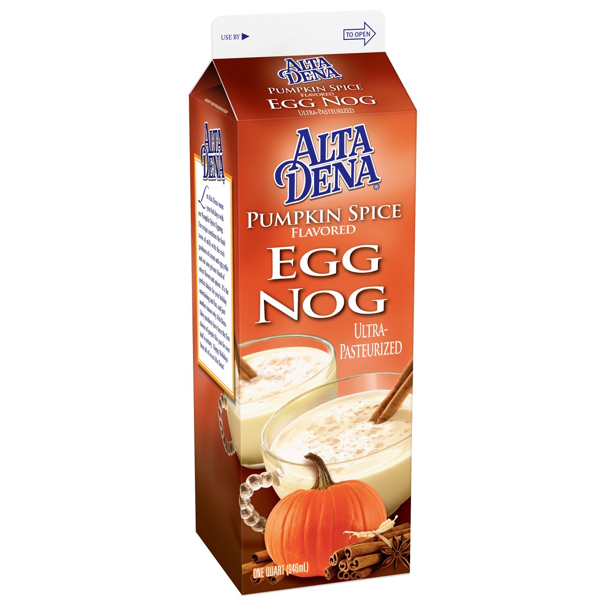 slide 4 of 4, Alta Dena Pumpkin Spice Egg Nog - 32 oz, 32 oz