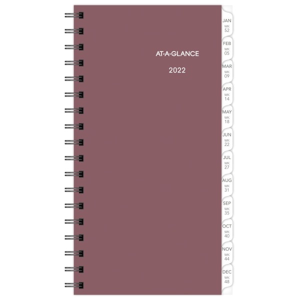 slide 1 of 1, At-A-Glance Weekly Planner Refill, 3-1/4" X 6-1/2", Traditional, January To December 2022, 064-287, 1 ct