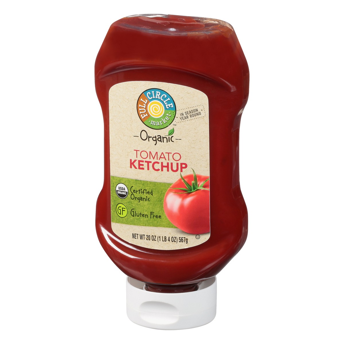 slide 4 of 10, Full Circle Market Organic Tomato Ketchup 20 oz, 20 oz