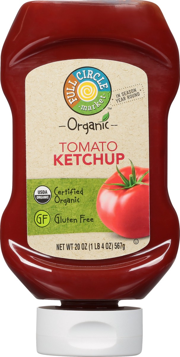 slide 1 of 10, Full Circle Market Organic Tomato Ketchup 20 oz, 20 oz