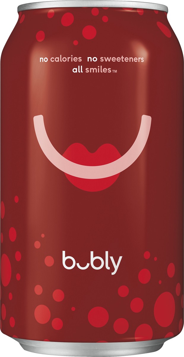 slide 2 of 7, bubly Cherry Sparkling Water 12 oz, 12 oz