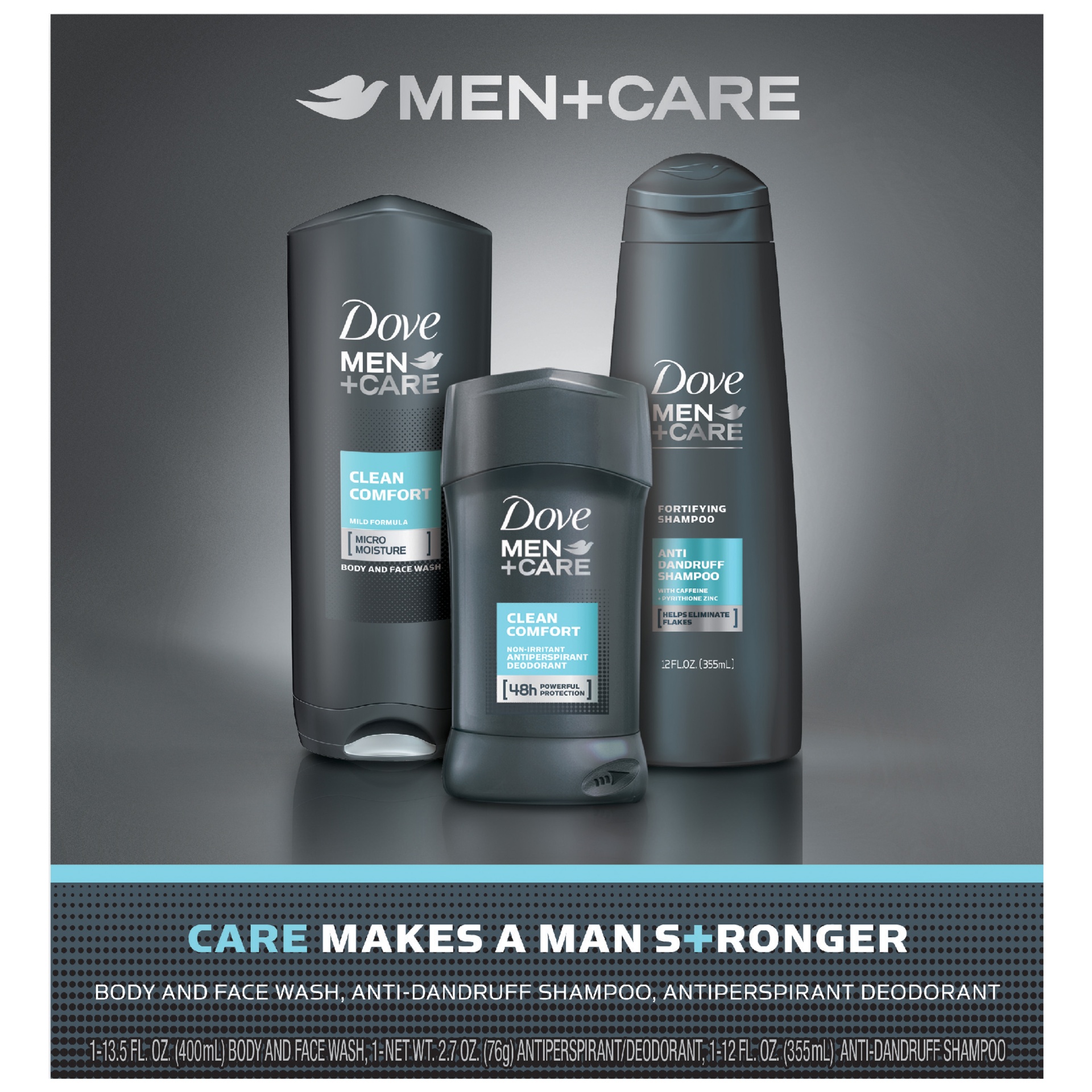 slide 1 of 1, Dove Men+Care Clean Comfort Everyday Gift Pack, 22.7 oz