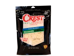 Crest Foods Crest Shredded Mozzarella - 8 oz