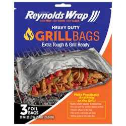 Reynolds Wrap Grill Foil Bags, 3 ct