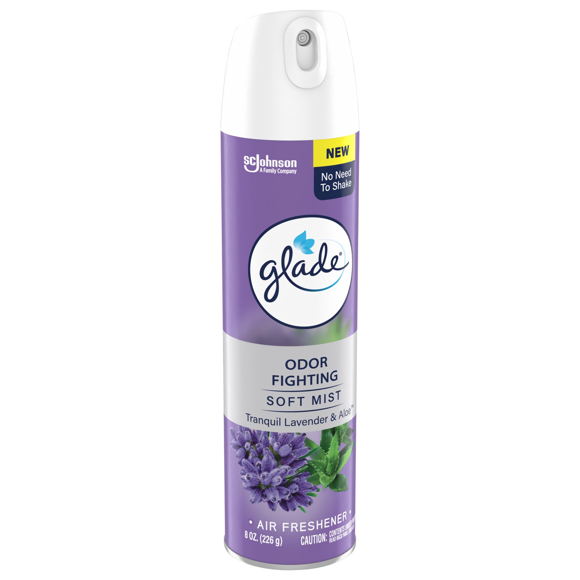 slide 5 of 5, Glade Odor Fighting Soft Mist Air Freshener Room Spray, Tranquil Lavender & Aloe, 8.0oz, 1pk, 8 oz