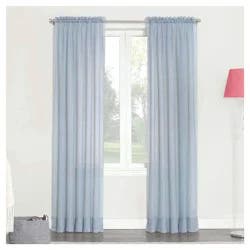 Erica Crushed Voile Panel Dusty Blue 51x63"