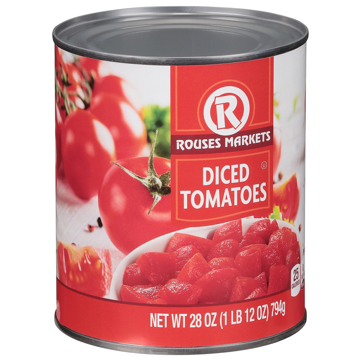 slide 9 of 11, Rouses Markets Rouse Diced Tomato, 28 oz