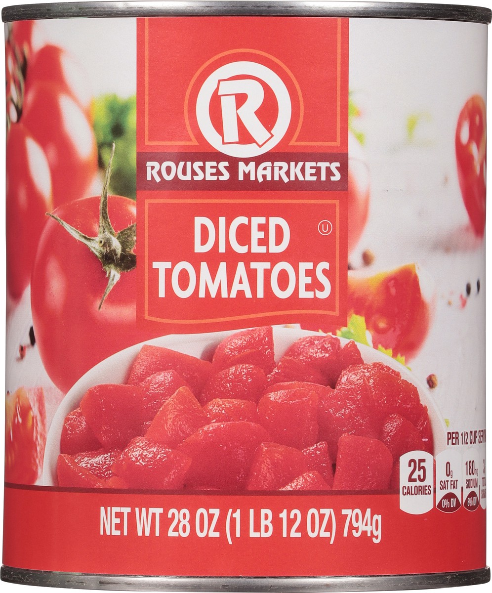 slide 5 of 11, Rouses Markets Rouse Diced Tomato, 28 oz
