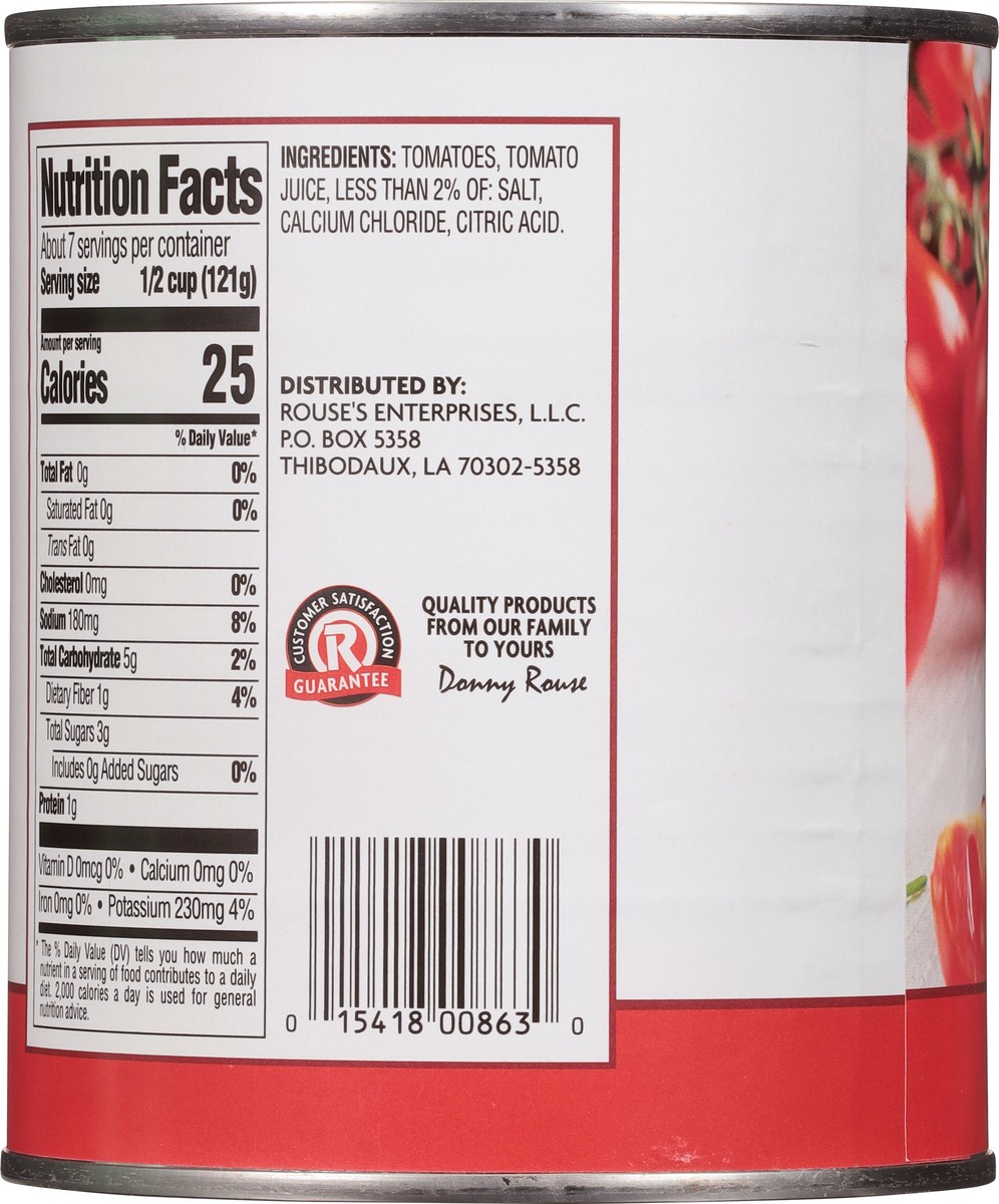 slide 4 of 11, Rouses Markets Rouse Diced Tomato, 28 oz