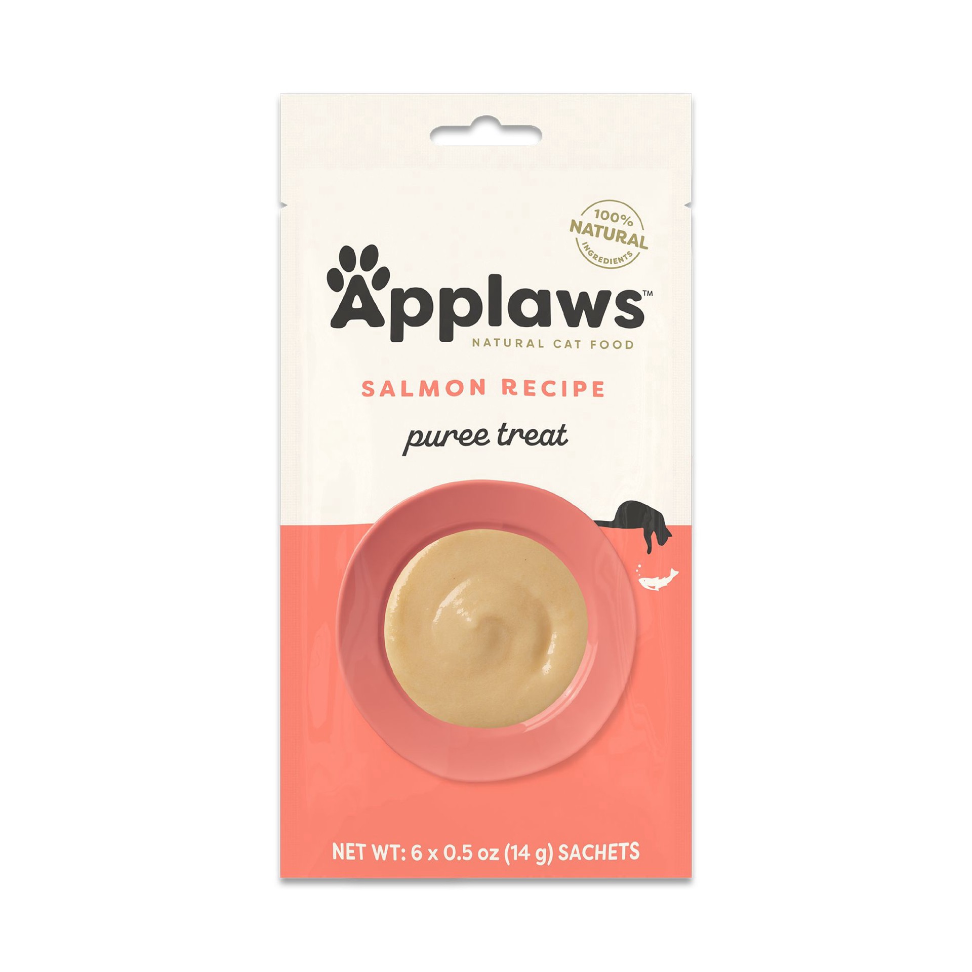 slide 1 of 1, Applaws Puree Treat - Grain Free, Lickable Treat, 6 Count, 6 ct